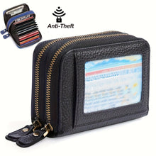 Load image into Gallery viewer, Classic Style RFID Wallet – Secure Multi-Card &amp; ID Organizer with Zip Coin Purse, Durable Polyester Lining - Shop &amp; Buy
