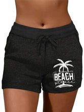 Load image into Gallery viewer, Coconut Tree Print Drawstring Shorts - Relaxed Fit Casual Style with Stretchy Elastic Waistband and Convenient Slant Pocket - Shop &amp; Buy
