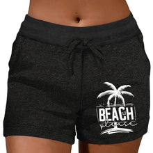 Load image into Gallery viewer, Coconut Tree Print Drawstring Shorts - Relaxed Fit Casual Style with Stretchy Elastic Waistband and Convenient Slant Pocket - Shop &amp; Buy
