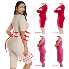 Load image into Gallery viewer, Colombianas Post-Surgery Full Body Arm Shaper Body Suit Powernet Girdle Black Waist Trainer Corsets Slimming Shapewear - Shop &amp; Buy
