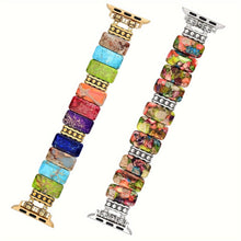 Load image into Gallery viewer, Colorful Natural Stone Bracelet Beaded-Bands Compatibe With Apple Watch Series 9 8 7 6 5 4 3 2 1 - Shop &amp; Buy
