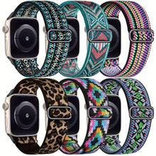 Load image into Gallery viewer, Compatible with Iwatch Bands, Stretchy Nylon Boho Solo Loop Bands for Apple Watch - Shop &amp; Buy

