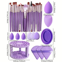 Load image into Gallery viewer, Complete Beauty Toolkit - Luxurious Makeup Brush Set &amp; Holders, Soft Powder Puffs, Versatile Sponges - Shop &amp; Buy
