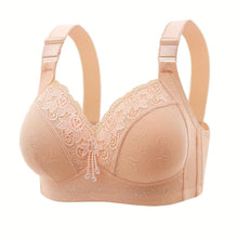 Load image into Gallery viewer, Contrast Lace Wireless Bra, Comfy &amp; Breathable Push Up Bra, Womens Lingerie &amp; Underwear - Shop &amp; Buy
