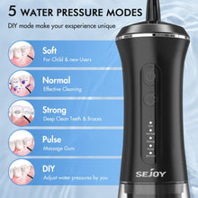 Load image into Gallery viewer, Cordless Water Flosser, Flossing Pressure Oral Irrigator For Teeth, 11.83oz Large Water Tank, 8 Dental Tips - Shop &amp; Buy
