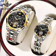 Load image into Gallery viewer, Couple Watch Automatic Mechanical Watches Gifts His Hers Watch Sets Lover Wristwatches for Men and Women Set - Shop &amp; Buy
