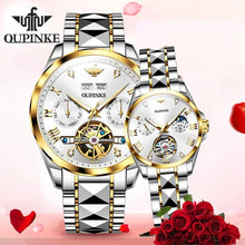 Load image into Gallery viewer, Couple Watch Automatic Mechanical Watches Gifts His Hers Watch Sets Lover Wristwatches for Men and Women Set - Shop &amp; Buy
