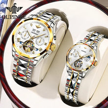 Load image into Gallery viewer, Couple Watch Automatic Mechanical Watches Gifts His Hers Watch Sets Lover Wristwatches for Men and Women Set - Shop &amp; Buy
