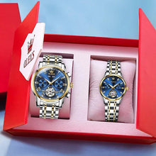 Load image into Gallery viewer, Couple Watch Set for His Hers Automatic Wristwatch Lovers Set Watches Stainless Steel Waterproof TOP Best Selling Watch - Shop &amp; Buy
