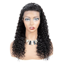 Load image into Gallery viewer, Curly Hd Lace Wig13x4 13x6 Human Hair Deep Wave Brazilian Lace Frontal Wig Human Hair Water Wave Transparent 4x4 Closure Wigs - Shop &amp; Buy
