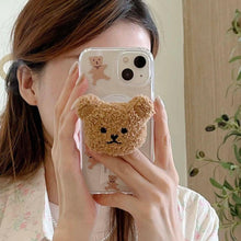 Load image into Gallery viewer, Cute stand holder capa shell bear Magnetic phone case bow cover for iphone 15 14 pro max 11 12 13 promax case - Shop &amp; Buy
