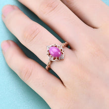 Load image into Gallery viewer, Dainty Blue Lindy Star Sapphire Promise Ring in 925 Sterling Silver Gemstone Vintage Ring Mothers Day Gifts - Shop &amp; Buy
