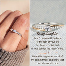 Load image into Gallery viewer, Daughters Forever Bond Ring - Sparkling Round-Cut Cubic Zirconia in 925 Sterling Silver - Shop &amp; Buy
