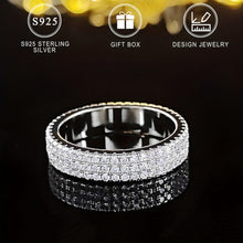Load image into Gallery viewer, Dazzling Sterling Silver Zirconia Ring - Timeless Engagement/Wedding Band - Shop &amp; Buy
