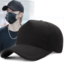 Load image into Gallery viewer, Quick Dry Big Head Plus Size Summer Mesh Baseball Cap for Men Women Trucker Mesh Hat Baseball Hats
