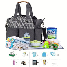 Load image into Gallery viewer, Diaper Bag, Tote Large Mommy Bag For Hospital, Storage Bags For Mom, Travel Diaper Tote Messenger Purse - Shop &amp; Buy

