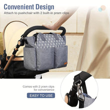 Load image into Gallery viewer, Diaper Bag, Tote Large Mommy Bag For Hospital, Storage Bags For Mom, Travel Diaper Tote Messenger Purse - Shop &amp; Buy
