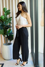 Load image into Gallery viewer, Dress Day Marvelous in Manhattan One-Shoulder Jumpsuit in White/Black - Shop &amp; Buy