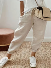Load image into Gallery viewer, Effortless Style Women Comfortable Solid Drawstring Pants - Relaxed Fit with Dual Pockets - Shop &amp; Buy
