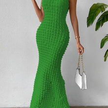Load image into Gallery viewer, Elegant Bodycon Mermaid Dress - Sleeveless Crew Neck, Micro Elastic Polyester Fabric, Solid Color - Shop &amp; Buy
