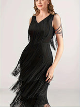 Load image into Gallery viewer, Elegant Plus Size Wedding Dress with Tassel Trim and Flattering Bodycon Fit - Shop &amp; Buy
