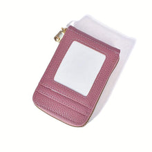 Load image into Gallery viewer, Elegant RFID-Blocking Wallet for Women: Compact Zip Clutch with 12 Card Slots, Secure &amp; Stylish Continental Style - Shop &amp; Buy
