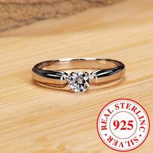 Load image into Gallery viewer, Elegant Silver 925 Ring with Shining Zirconia - Versatile Classic for Daily &amp; Party - Shop &amp; Buy
