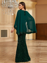 Load image into Gallery viewer, Elegant Skinny Sequined Mesh Dress, Floor Length Dress For Party &amp; Banquet - Shop &amp; Buy
