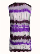 Load image into Gallery viewer, Elegant Tie Dye V-Neck Tank Top – Comfort Stretch, All-Season Chic &amp; Durable - Shop &amp; Buy
