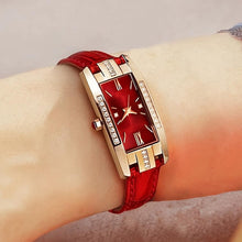 Load image into Gallery viewer, Elegant Women Quartz Watch - Rhinestone Luxury &amp; Comfortable PU Leather Band, Perfect for Every Occasion - Shop &amp; Buy
