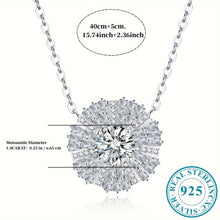 Load image into Gallery viewer, Exquisite Moissanite Diamond Pendant - 925 Sterling Silver Umbrella Necklace - 1 Carat Gemstone - Shop &amp; Buy
