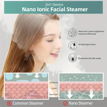 Load image into Gallery viewer, Facial Steamer, Facial Skin Humidifier, Nano Mist Facial Steamer - Hot Face Vaporizer for Deep Hydration and Moisturization - Shop &amp; Buy
