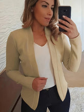 Load image into Gallery viewer, Fall/Winter Chic Blazer for Women - Durable, Easy-Care, Stand Collar Casual Office Jacket - Shop &amp; Buy
