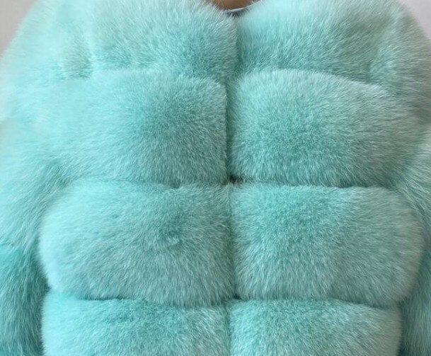 Fashion Elegant Faux Fox Fur Coat Women High Quality Long Sleeve Thick Warm Jackets Furry Solid Winter Mink Coat - Shop & Buy