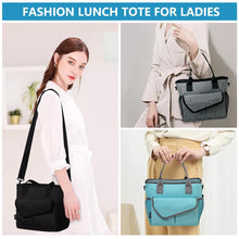 Load image into Gallery viewer, Fashion Insulated Lunch Box Tote Lunch Bag for Women with Shoulder Strap - Shop &amp; Buy