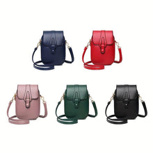 Load image into Gallery viewer, Fashion Mobile Phone Bag, Double Layer Crossbody Bag, Retro Mini Shoulder Bag Wallet Coin Purse - Shop &amp; Buy
