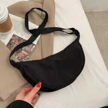 Load image into Gallery viewer, Fashion Under-arm Bag for Women New Solid Color Nylon Female Crossbody Messenger Bag Soft Zipper Woman Handbag - Shop &amp; Buy