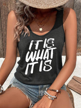 Load image into Gallery viewer, Fashionable It Is What It Is Womens Print Tank Top - Lightweight, Sleeveless Design for Summer Casual Wear - Shop &amp; Buy

