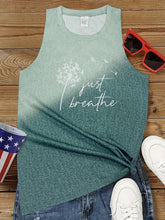 Load image into Gallery viewer, Feminine Dandelion Print Tank Top - Comfortable Crew Neck, Sleeveless Style - Perfect for Spring &amp; Summer - Shop &amp; Buy
