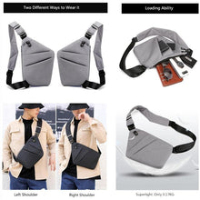 Load image into Gallery viewer, Fengdong ultra thin anti-theft small chest bag mini cross body bags male one shoulder sling bag for travel boy sports bag - Shop &amp; Buy
