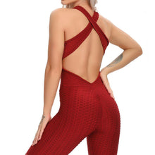 Load image into Gallery viewer, Fitness Yoga Set Women Sexy Jumpsuit Sleeveless Tracksuit One Piece Sports Clothing Backless Workout Sportswear Gym Leggings - Shop &amp; Buy
