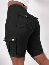 Load image into Gallery viewer, Flattering High-Waisted Shorts - Slimming Tummy Control, Versatile Solid Color, Comfort Fit for Spring &amp; Summer - Shop &amp; Buy
