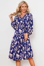 Load image into Gallery viewer, Floral Belted Tiered Midi Dress - Shop &amp; Buy
