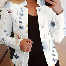 Load image into Gallery viewer, Floral Print Blazer for Women - Stylish Open Front Long Sleeve Jacket - Lightweight &amp; Versatile All-Season Outerwear for Fashion-Conscious Ladies - Shop &amp; Buy
