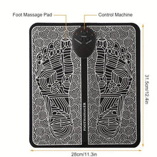 Load image into Gallery viewer, Foot Massage Pad Electric Stimulator Massager Unit Leg Reshaping Muscle Pain Relax Foldable Massage Mat - Shop &amp; Buy
