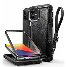 Load image into Gallery viewer, For iPhone 12 Case For iPhone 12 Pro Case 6.1 inch SUPCASE UB Royal Full-Body Rugged Leather Case With Built-in Screen Protector - Shop &amp; Buy
