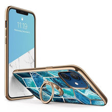Load image into Gallery viewer, For iPhone 12 Case/12 Pro Case 6.1&quot; (2020 I-BLASON Cosmo Snap Marble Case with Built-in Rotatable Ring Holder Support Car Mount - Shop &amp; Buy