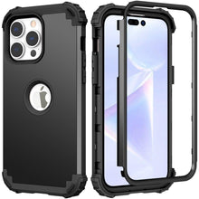 Load image into Gallery viewer, for iPhone 14 Pro Max Case 2022, 3-in-1 Hybrid Soft Silicone Rubber Hard PC Heavy Duty Shockproof Rugged Bumper Protective Case - Shop &amp; Buy
