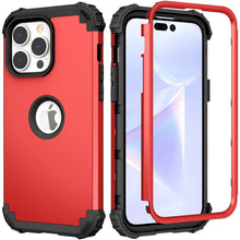 Load image into Gallery viewer, for iPhone 14 Pro Max Case 2022, 3-in-1 Hybrid Soft Silicone Rubber Hard PC Heavy Duty Shockproof Rugged Bumper Protective Case - Shop &amp; Buy
