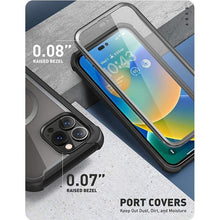 Load image into Gallery viewer, For iPhone 14 Pro Max Case 6.7&quot; (2022) I-BLASON Ares Mag Dual Layer Rugged Clear Bumper Case with Built-in Screen Protector - Shop &amp; Buy
